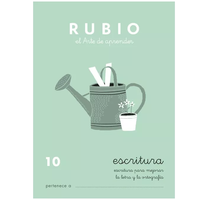 CUADERNO ESCOLAR ESCRITURA 10 RUBIO 10933