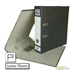 ARCHIVADOR JASPEADO A4 L.ANCHO C/RD NEGRO MATTIO 77063610