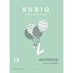CUADERNO ESCOLAR ESCRITURA 13 RUBIO 10936