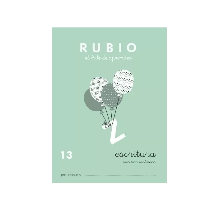 CUADERNO ESCOLAR ESCRITURA 13 RUBIO 10936