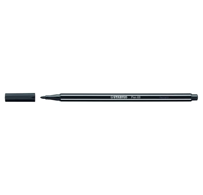 ROTULADOR STABILO ACUARELABLE PEN 68 NEGRO 1 MM 68/46