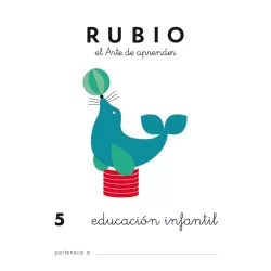 CUADERNO ESCOLAR PREESCOLAR 5 RUBIO 10944
