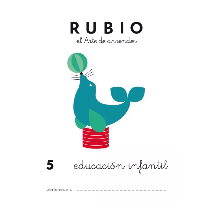 CUADERNO ESCOLAR PREESCOLAR 5 RUBIO 10944