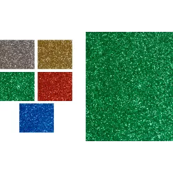 CARTULINA PURPURINA 50X65CM 250GR 5 HJ VERDE SMART 68000720