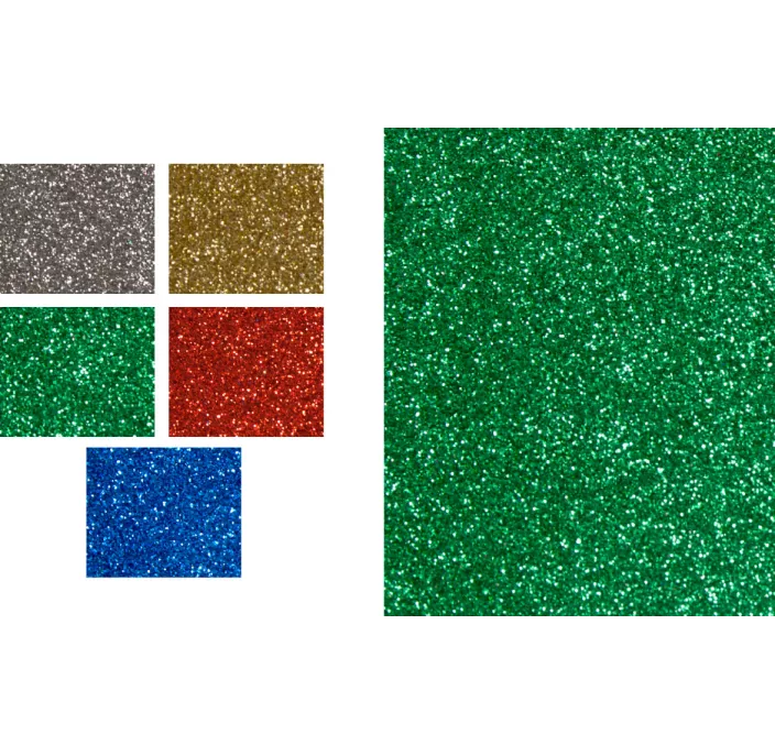 CARTULINA PURPURINA 50X65CM 250GR 5 HJ VERDE SMART 68000720