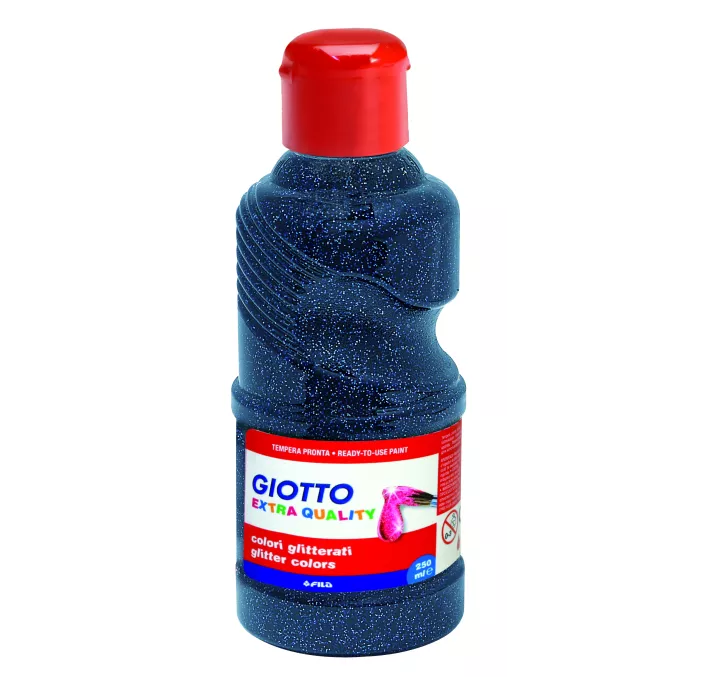 TEMPERA LIQUIDA 250ML AZUL OSCURO GLITTER GIOTTO F53120800
