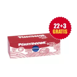 PINTURA CERA AZUL CLARO 25UDS. PLASTIDECOR BIC 816981