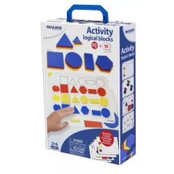 BLOQUES LÓGICOS 60 PIEZAS+16 ACTIVIDADES+GUIA MINILAND