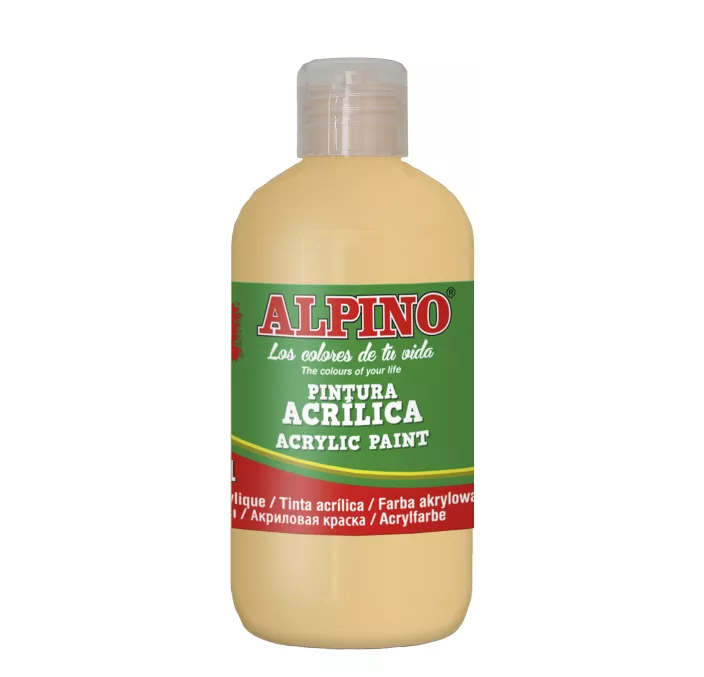 PINTURA ACRILICA BOTELLA 250 ML ROSA CARNE ALPINO DV000023