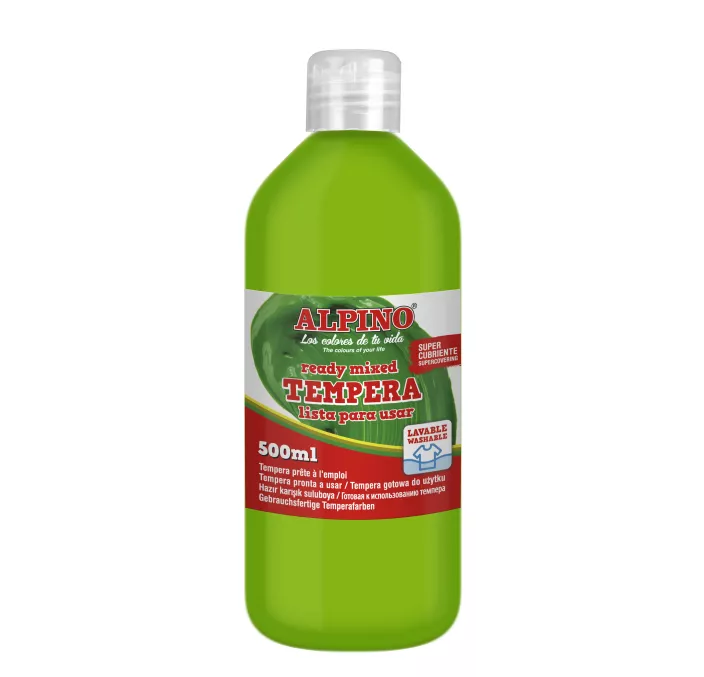 TEMPERA LIQUIDA 500 ML VERDE CLARO ALPINO DM010178