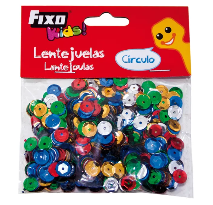 LENTEJUELAS CIRCULOS BOLSA 20GR FIXO KIDS 00044699