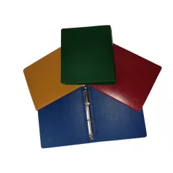 CARPETA 4 ANILLAS 4º 25MM CARTON BRILLO SURTIDAS SARO 165