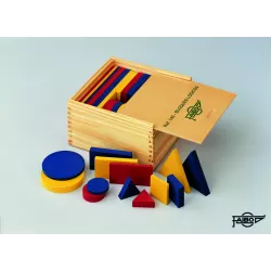 BLOQUES LOGICOS DE MADERA EN CAJA FAIBO 145