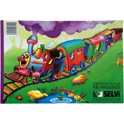 CARTULINA BLANCA BLOC 10H BLANCO SELVI 301