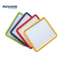 PIZARRA DOBLE CARA METALICA (TIZA Y ROTULADOR) MINILAND 979301
