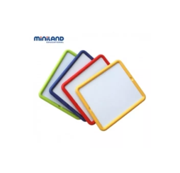 PIZARRA DOBLE CARA METALICA (TIZA Y ROTULADOR) MINILAND 979301