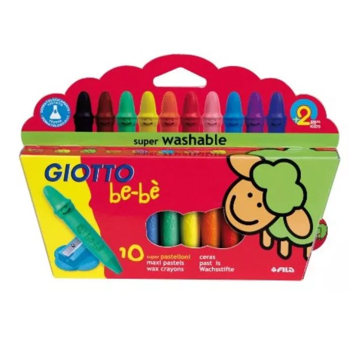 PINTURA CERA SUPER INFANTIL 10U BE-BE GIOTTO 466800 F47920000
