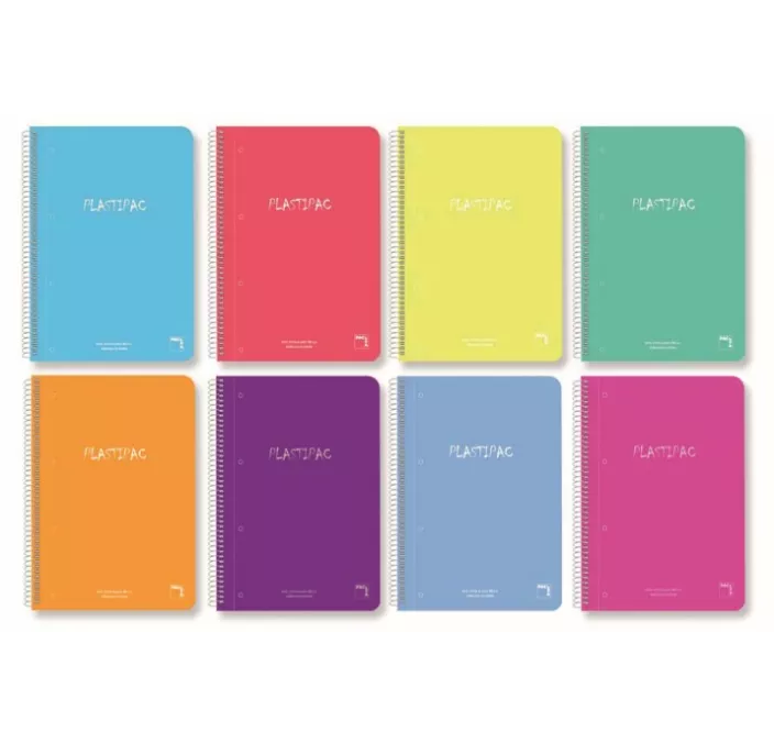 CUADERNO Fº Nº46 80H 90GRS PP PLASTIPAC PACSA 16476