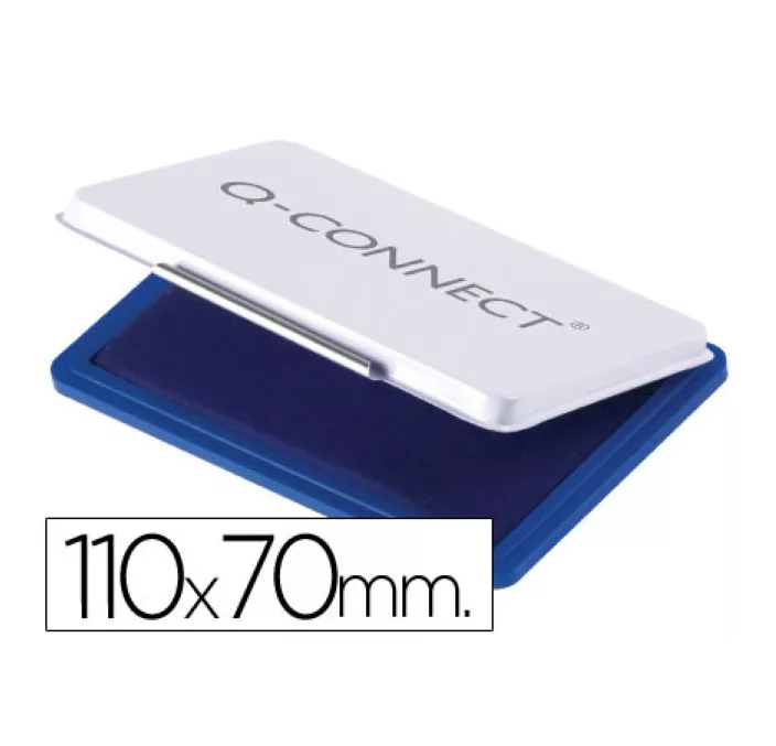 ALMOHADILLA TAMPON 7X11CMS Nº2 AZUL Q-CONNECT KF25209 52387