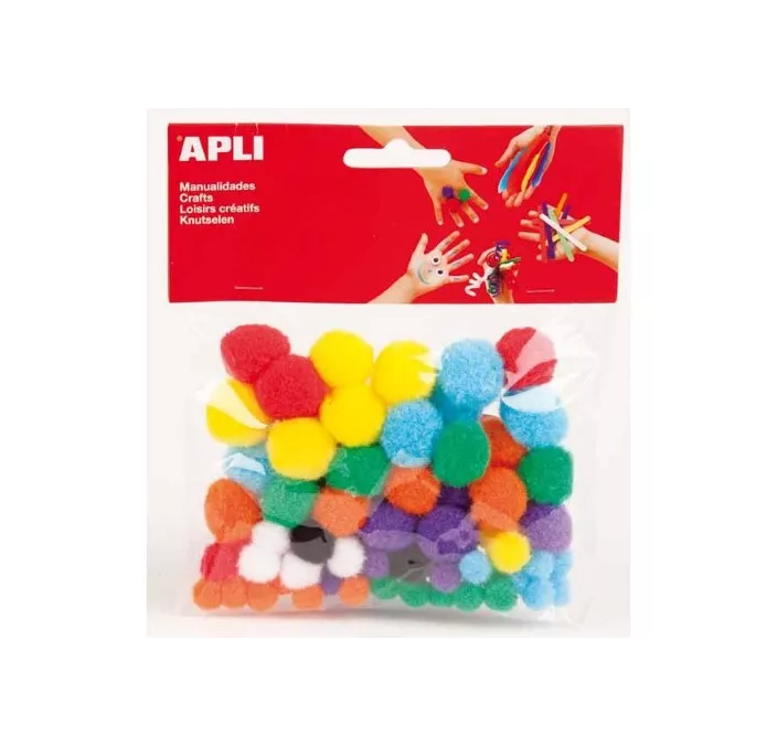 POM POM SURTIDO 78U. APLI 13061