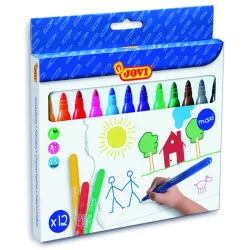 ROTULADOR ESCOLAR LAVABLE MAXI C.12 JOVI 1712 001564