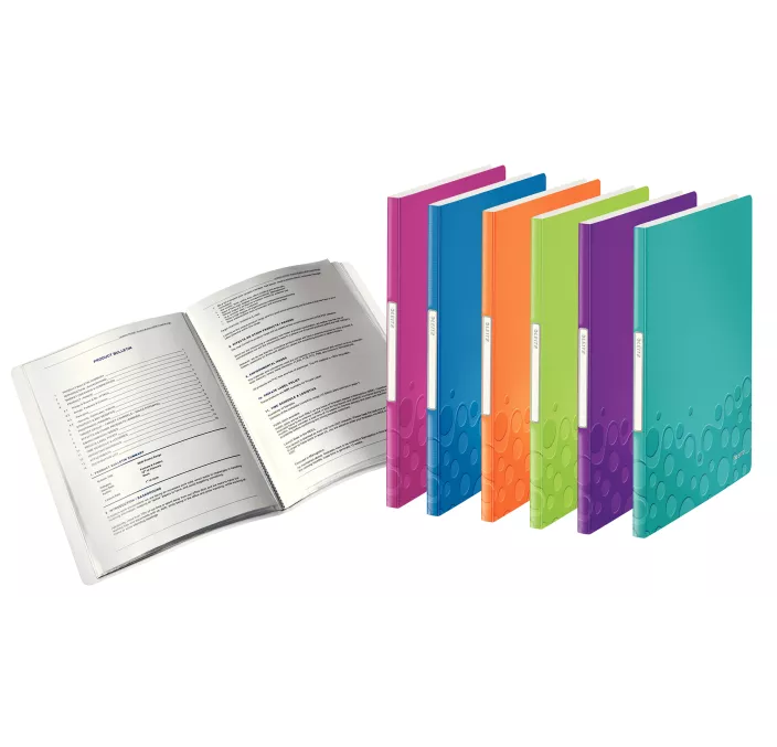 CARPETA 40 FUNDAS A4 PP LEITZ WOW SURTIDOS ESSELTE 4632-00-99