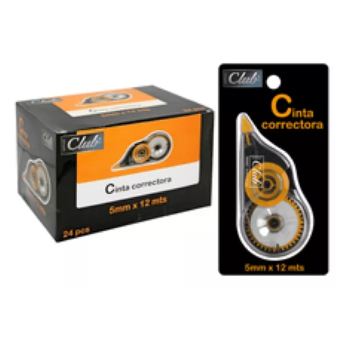 CORRECTOR CINTA 5MMX12MTS OFFICE CLUB POESSA 320083