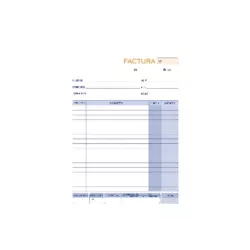 TALONARIO FACTURA 4º NATURAL 3T 65/3 MARINO 71T 110658
