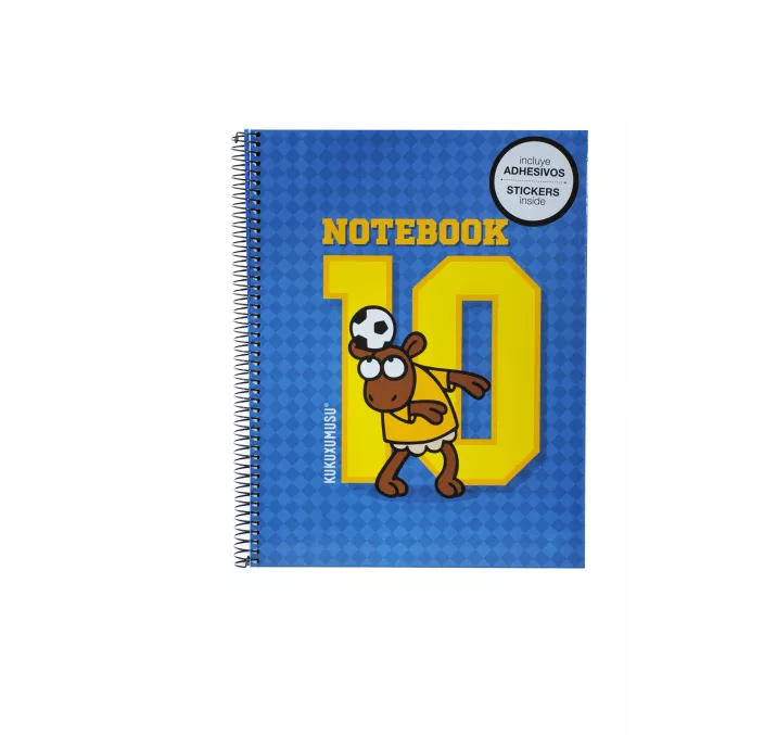 CUADERNO A4 5X5 120H FUTGOL KUKUXUMUSU MIQUELRIUS 2076