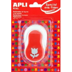 TALADRO FORMAS GOMA EVA TULIPAN APLI 13299