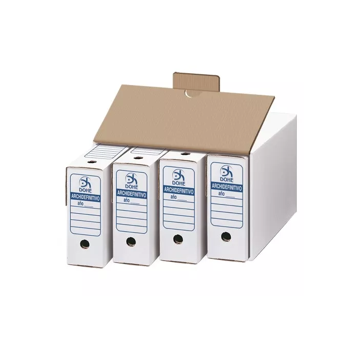 CONTENEDOR PARA 4 DEFINITIVOS CARTON DOHE 09051