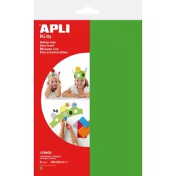 GOMA EVA VERDE 300X200 5H APLI 13602