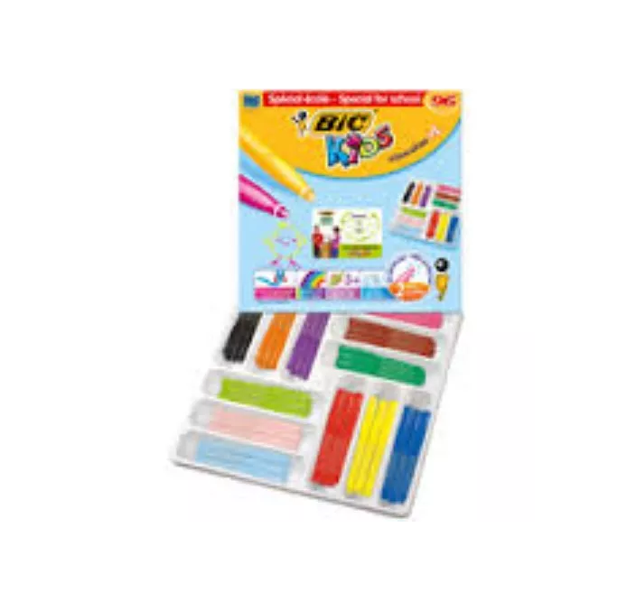 ROTULADORES COLORES XL BIC KID VISACOLOR XL SCHOOLPACK 96 UDS. 887839