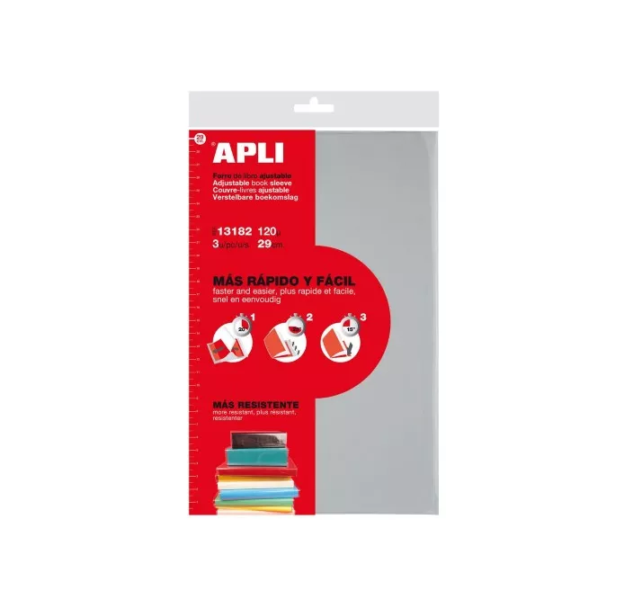 FORRO LIBRO AJUSTABLE 3U 29CMS APLI 13182
