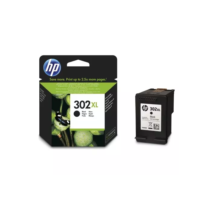 CARTUCHO DESKJET NEGRO Nº302XL HP F6U68AE