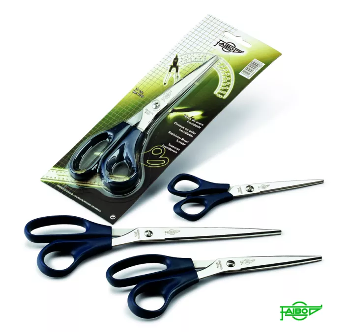 TIJERA OFICINA 25CM FAIBO T/25