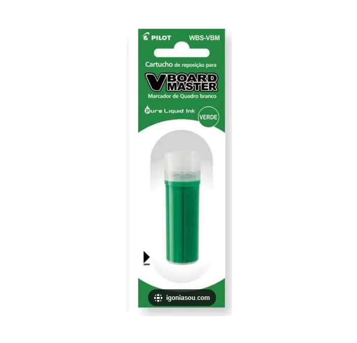 RECAMBIO ROTULADOR V BOARD MASTER VERDE PILOT WBS-VBM-G