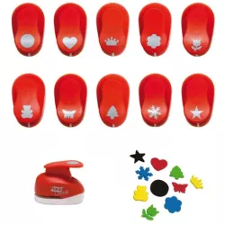 TALADRO FORMAS GOMA EVA 3,8CM COPO NIEVE FIXO KIDS 00064551