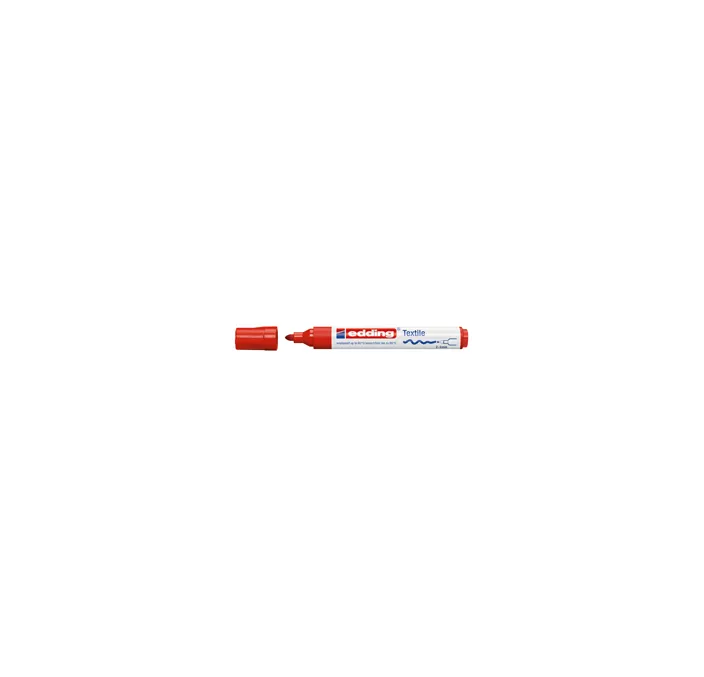 ROTULADOR PERMANENTE TEXTIL ROJO EDDING 4500-02