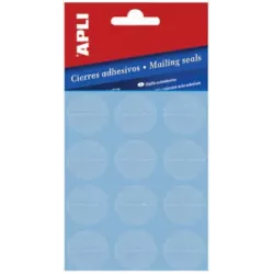 CIERRES AUTOADHESIVOS 25MM BOLSA 120UNIDADES APLI 10694