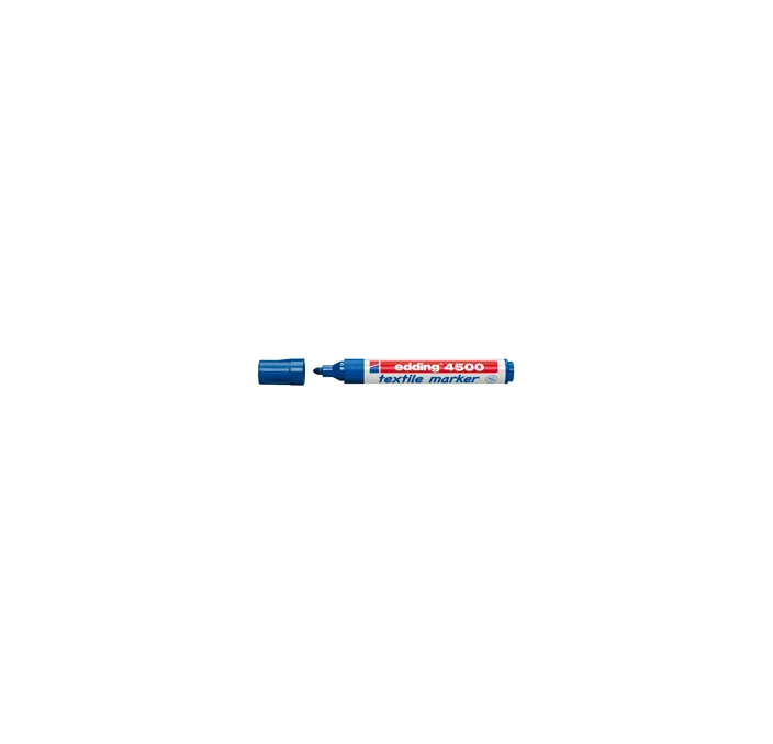ROTULADOR PERMANENTE TEXTIL AZUL EDDING 4500-03