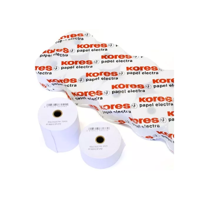 PAPEL ELECTRA ROLLO 60,5MMX65MTS 10 UNIDADES KORES GRAFOPLAS 66608500