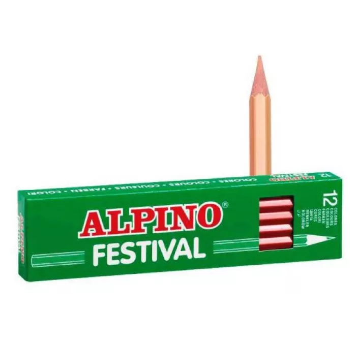 PINTURA MADERA CARNE 12 UNIDADES FESTIVAL ALPINO C0131026 579267