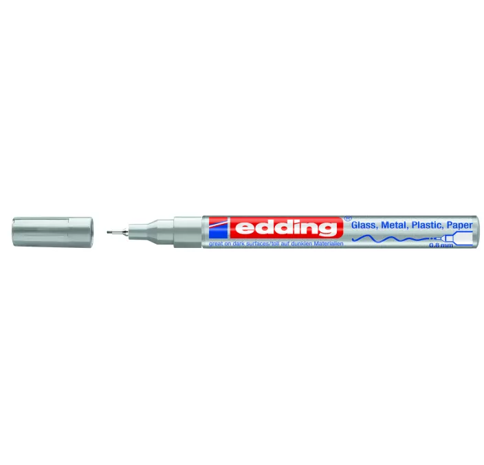 ROTULADOR 780 PAINT MARKER METAL PLATA EDDING 780-54