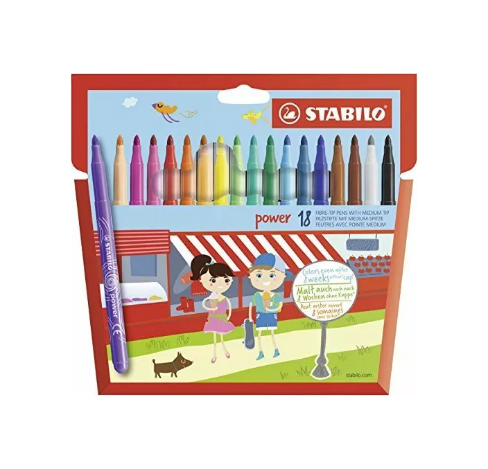 ROTULADOR ESCOLAR POWER C.18 STABILO 280/18-01
