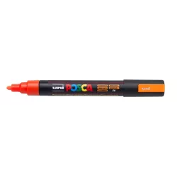 ROTULADOR PERMANENTE 2,5MM NARANJA FLUOR "F4" PC-5M POSCA UNI 19806