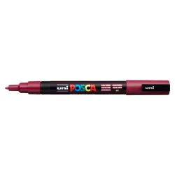 ROTULADOR PERMANENTE 1,5MM ROJO VINO "60" PC-3M POSCA UNI 12369