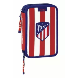 PLUMIER DOBLE PEQUEÑO ATLETICO MADRID 1ª EQUIPACIÓN 17/18 SAFTA 411758054