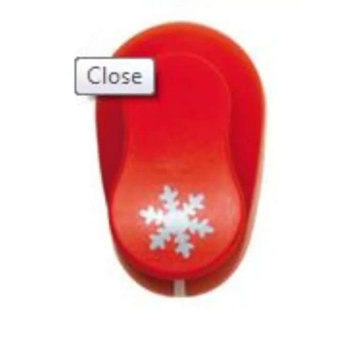 TALADRO FORMAS GOMA EVA 2,5CM COPO NIEVE FIXO KIDS 00062551