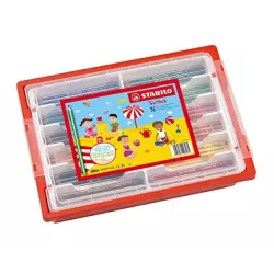 PINTURA MADERA TRIO COLOR ESTUCHE 96 COLORES STABILO 203/96